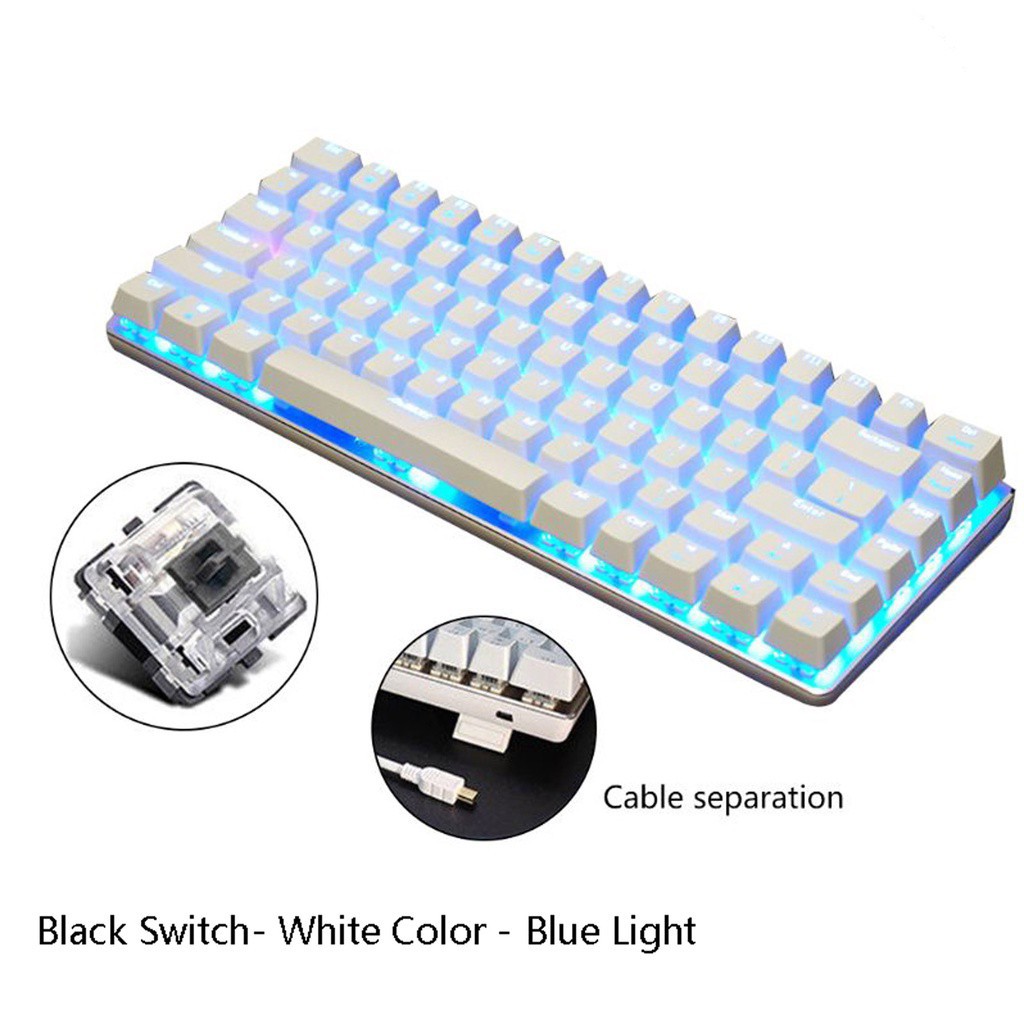 Bàn phím cơ chơi game 82 phím AJAZZ AK33 led đơn , phù hợp cho Pc và Laptop