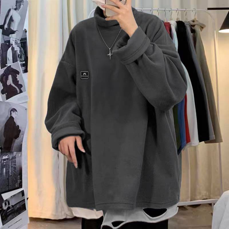 Áo Sweater Cao cổ Oversize Amrine, JACKLANE, Áo nam nữ Unisex Jack Lane form rộng nam nữ dài tay