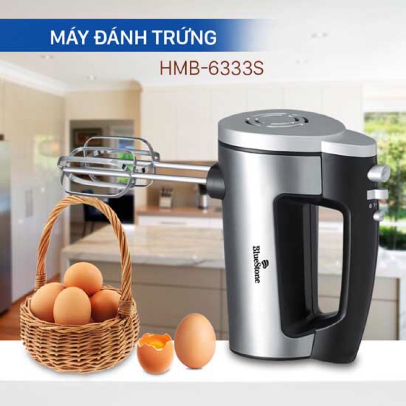 [Mã ELHAMS5 giảm 6% đơn 300K] Máy đánh trứng Bluestone HMB-6338 , Công Suất 400W , Bảo hành chính hãng 2 năm