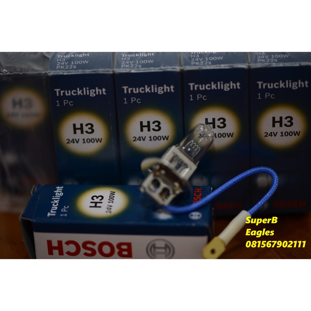 Bosch Bóng Đèn Led H3 100 W 100w 24v Chất Lượng Cao