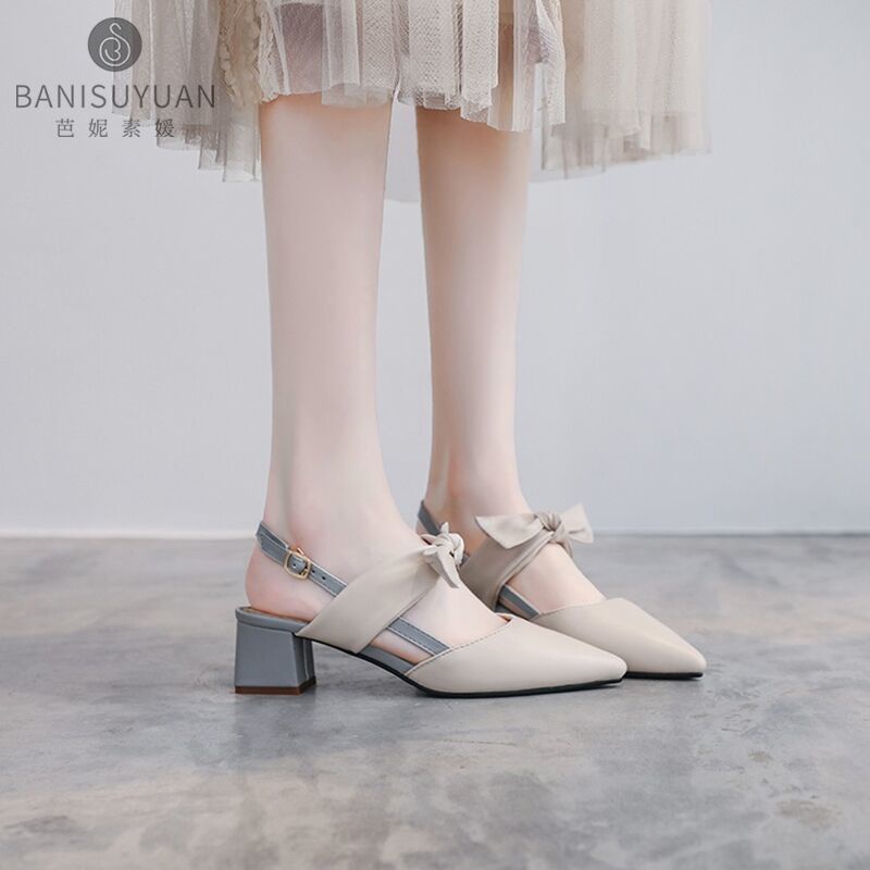 Giày Cao Gót Da Thật Đế Dày Thời Trang Cho Nữ