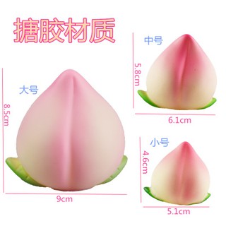 Quả đào nhựa các loại to trung nhỏ trang trí bánh