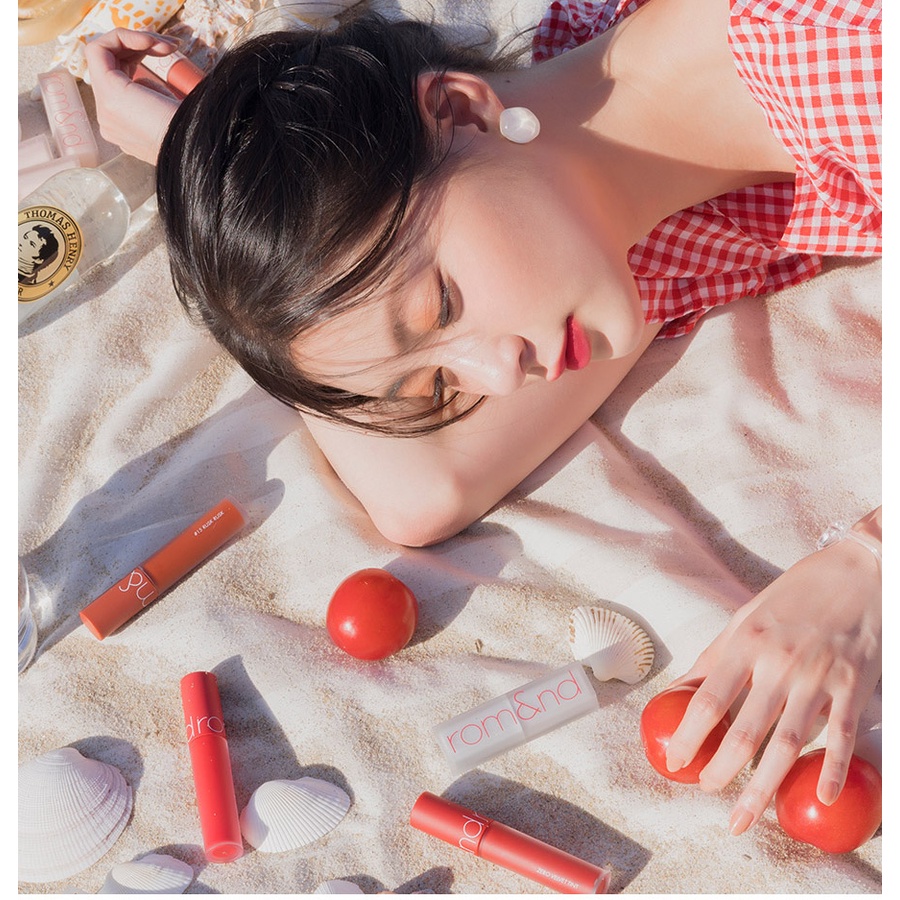 [Rom&amp;nd] Son thỏi lì, lên màu siêu xinh Hàn Quốc Romand Zero Matte Lipstick - Shell Beach Nude Collection 3g