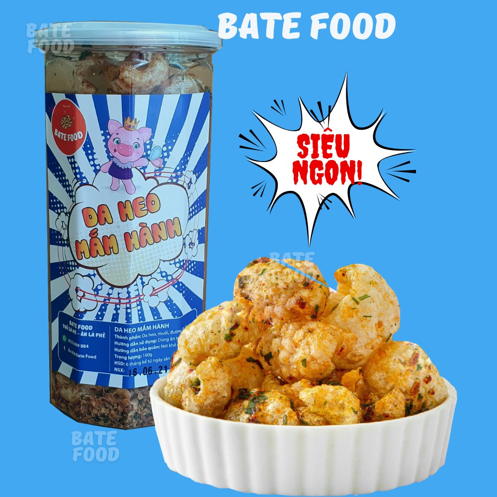 Da Heo Mắm Hành 160g Siêu Ngon, đồ ăn vặt