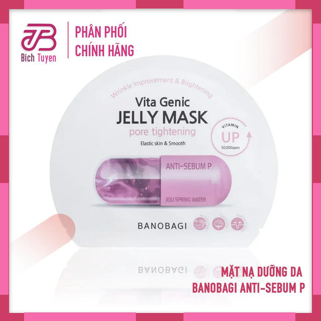 Mặt nạ giấy Banobagi Vita Genic Jelly Mask dưỡng ẩm một miếng lẻ 30ml BT Cosmetic BANOBAGI VITA GENIC JELLY MASK