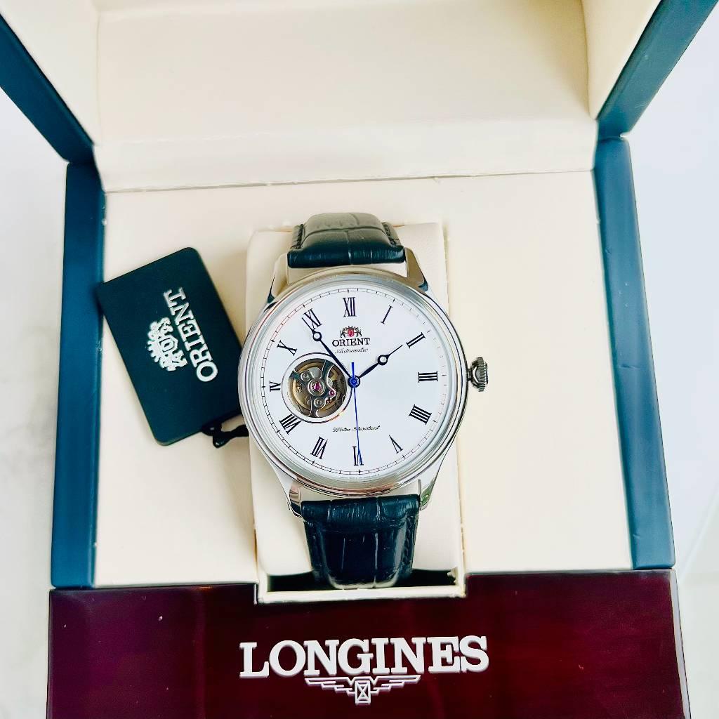 Đồng Hồ Nam Tự Động Orient Caballero FAG00003W0 Viền Bác Kính Khoáng Dây Da Đen Size 43mm Chống Nước 50M