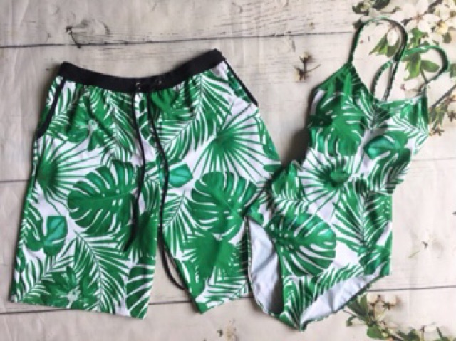 [ ẢNH SÀN+ FREESHIP] Quần bơi cặp nam nữ ( kèm áo) | BigBuy360 - bigbuy360.vn