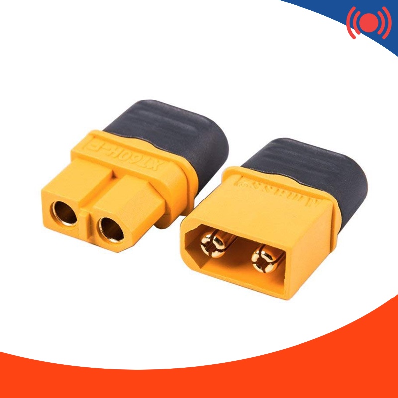 Giắc / Jack XT60H Amass cho pin lipo của tàu, xe, máy bay điều khiển từ xa
