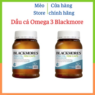 Dầu cá Úc, dầu cá không mùi Blackmore viên mini Blackmores Odourless Fish Oil Mini Caps - Hàng nội địa, có tem chemist