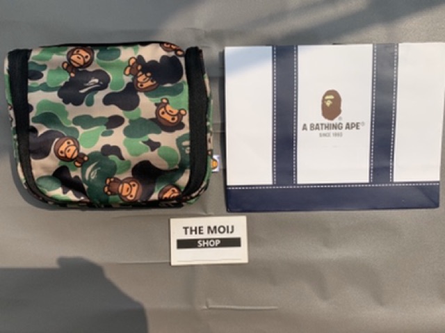 Túi Bape Baby Milo Camo 2019 - Bape Baby Milo Camo Portable Hanging Pouch Storage Bag