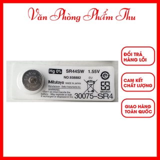 Pin Dùng Cho Thước Cặp, Panme SR44SW 1.55V MITUTOYO - Pin Nhật Cho Đồng Hồ Máy Tính Thước Cặp, Ban Me Điện Tử