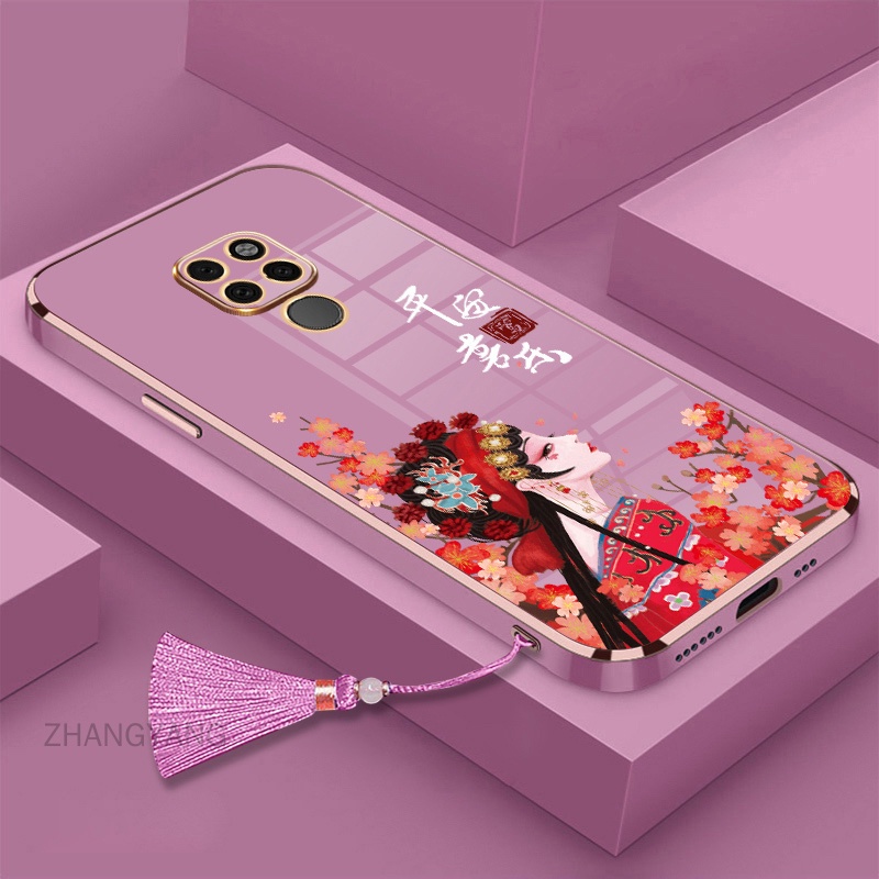 Ốp Điện Thoại TPU Silicone Mềm Mạ Điện Có Dây Đeo Cho Redmi note 9 note 9s note 9 pro