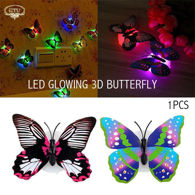  Bươm bướm dạ quang 3D dán tường phát sáng trong đêm tối  Xsp13