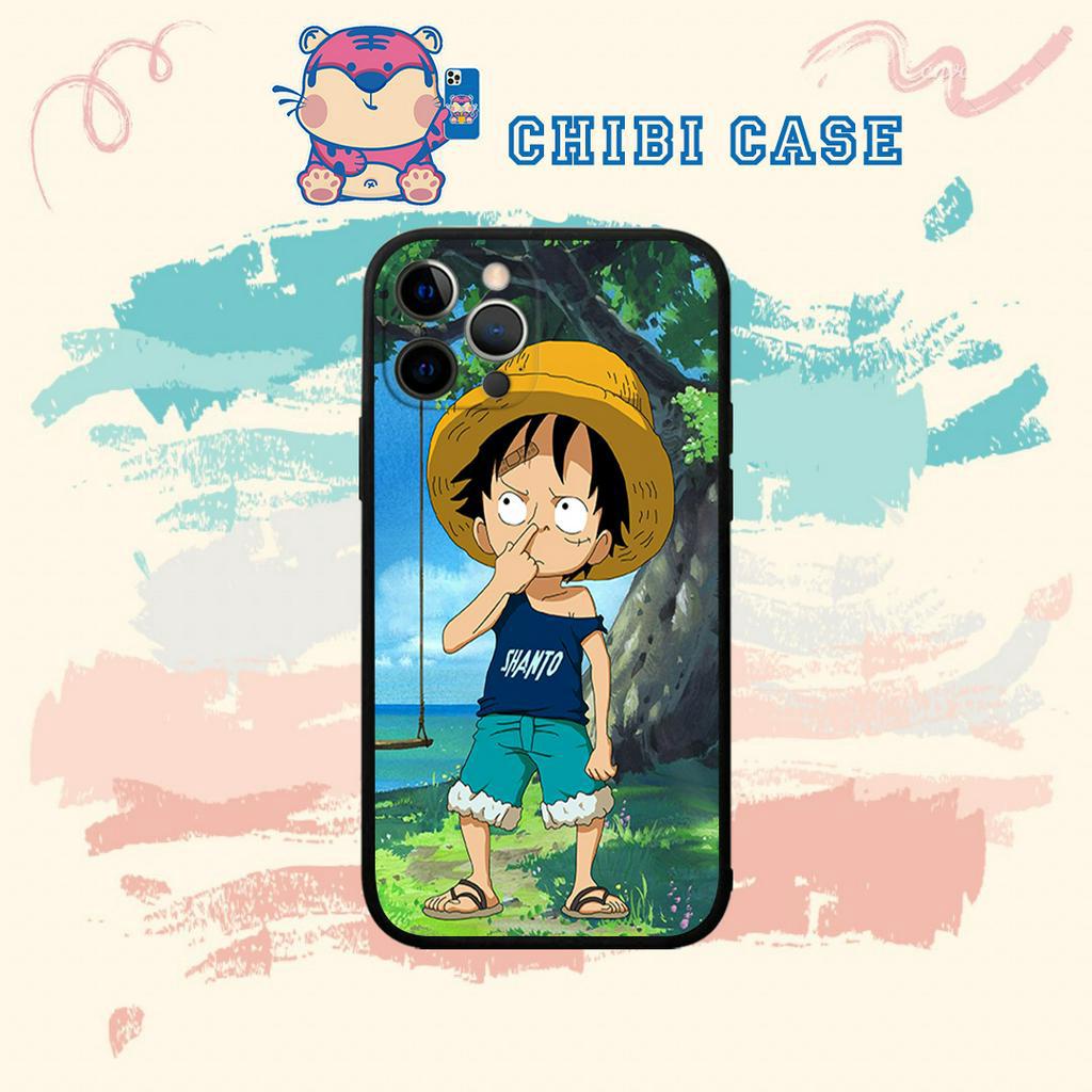 Ốp đt Luffy hồi nhỏ cho iPhone 13ProMax iPhone 11 X XsMax Xr iPhone 7 8Plus  BLUJOPC0013