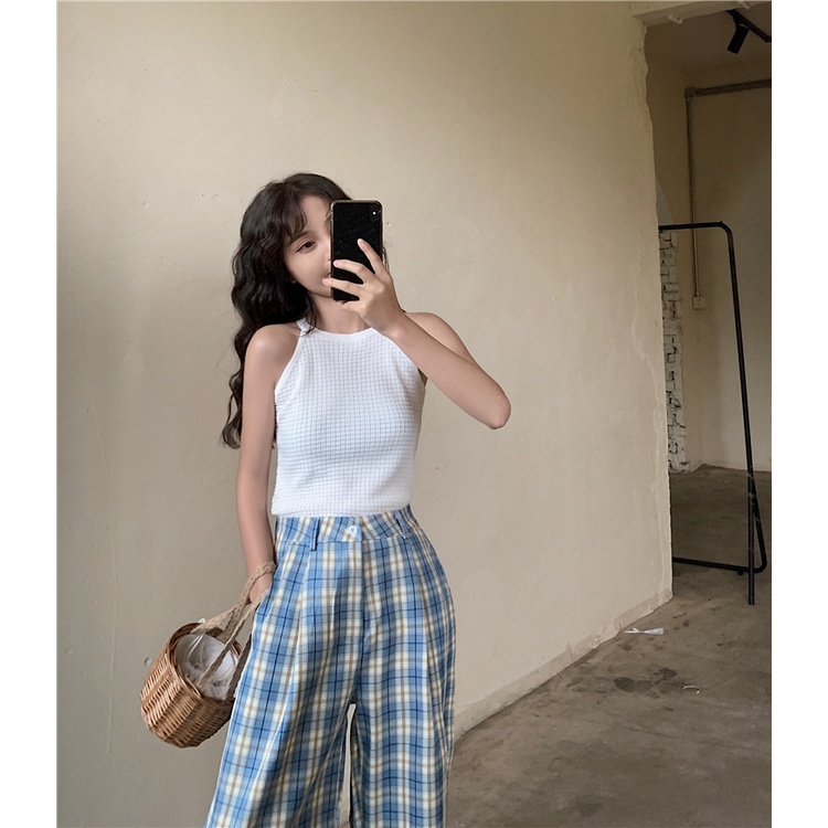 Áo yếm basic thun gân form dài DA525