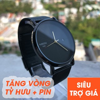 Đồng Hồ Nam NIBOSI 1985 Fullbox - Tặng Vòng Tỳ Hưu Và Pin