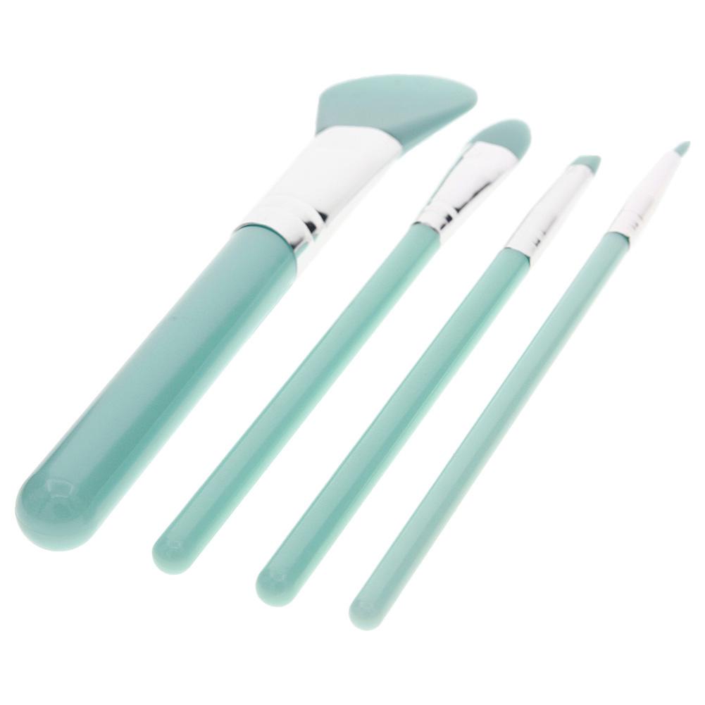 Hw Set 4 Cọ Trang Điểm Bằng Silicon Chuyên Nghiệp Với 5 Màu Lựa Chọn