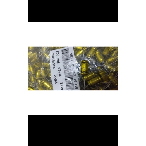 10 tụ loa 2 đầu 33uf 100v
