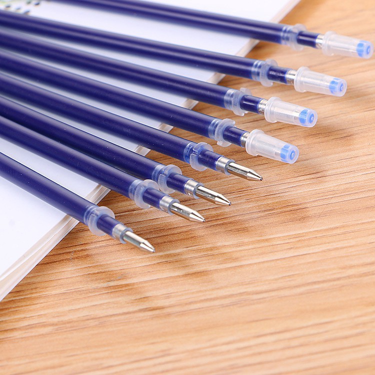 Ruột bút bi đầu ngòi 0.5mm mực màu xanh dương đỏ làm từ thành phần tự nhiên