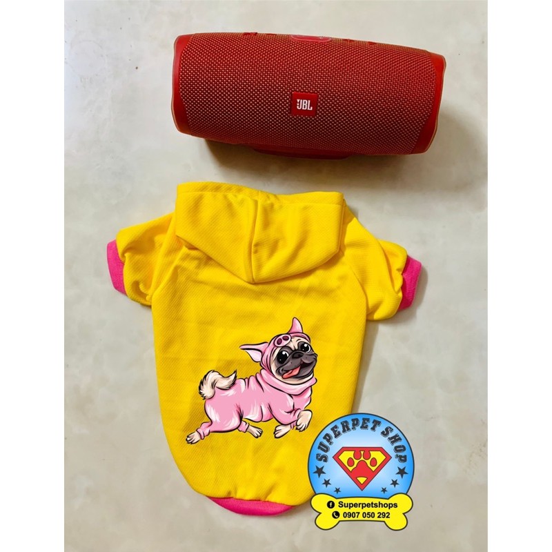 ÁO THÚ CƯNG HÌNH CHÓ PUG DỄ THƯƠNG SIÊU XINH GIÁ RẺ