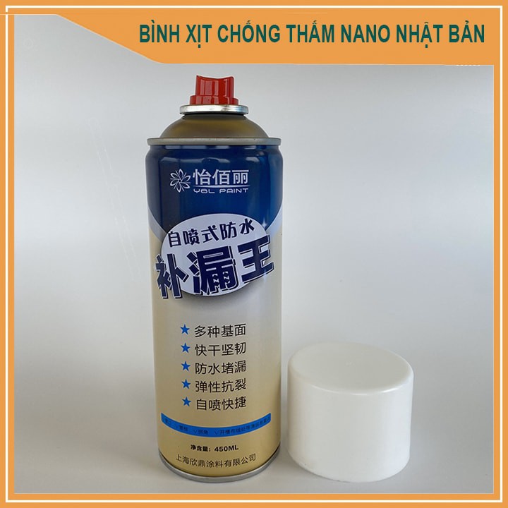 Chai Dung Dịch Xịt Chống Dột, Bình Xịt Chống Thấm Đa Năng Bịt Mọi Khe Nứt, Chống Thấm Tường, chống thấm nước ,Trần Nhà