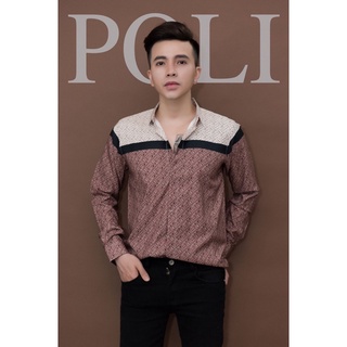 Áo sơ mi nam POLI MAN phối màu