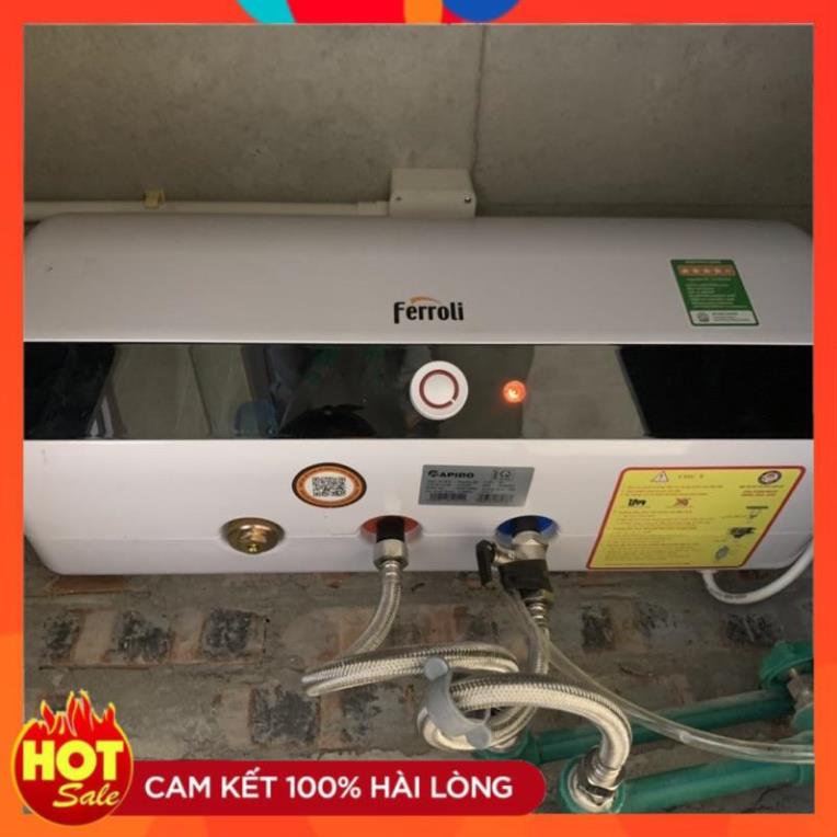 (NEW) Bình nóng lạnh , máy nước nóng gián tiếp Rapido -Ferroli HE chính hãng
