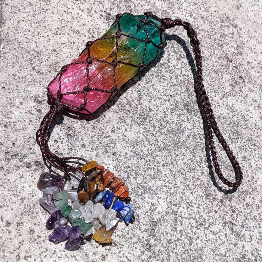 [COD] 7 Chakra Chữa Bệnh|Dây Treo Kính Chiếu Hậu 7 Luân Xa|Chữa bệnh|Xe Hơi|Mặt Dây Chuyền