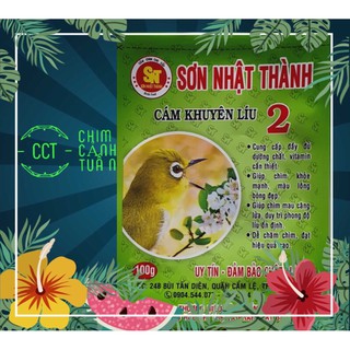 Cám chim khuyên Sơn Nhật Thành líu số 2 - 100g - Thức ăn cho chim cao cấp
