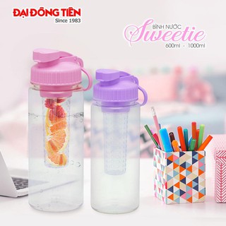 Bình nước học sinh cao cấp mẫu bình nước detox sweetie