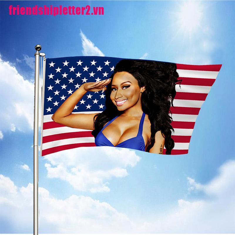 Cờ Mỹ Trang Trí 3X5F Nicki Minaj