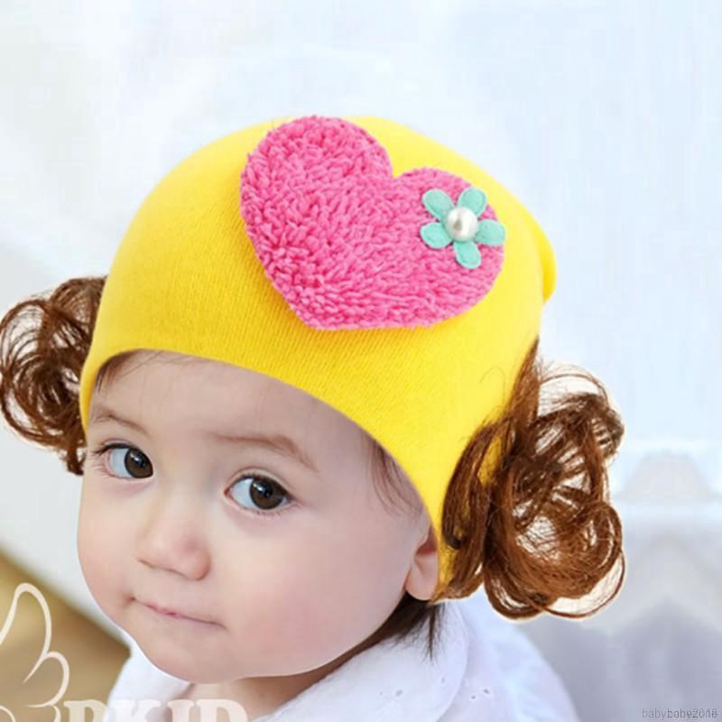 Mũ trùm đầu đính hoa xinh xắn cho bé gái