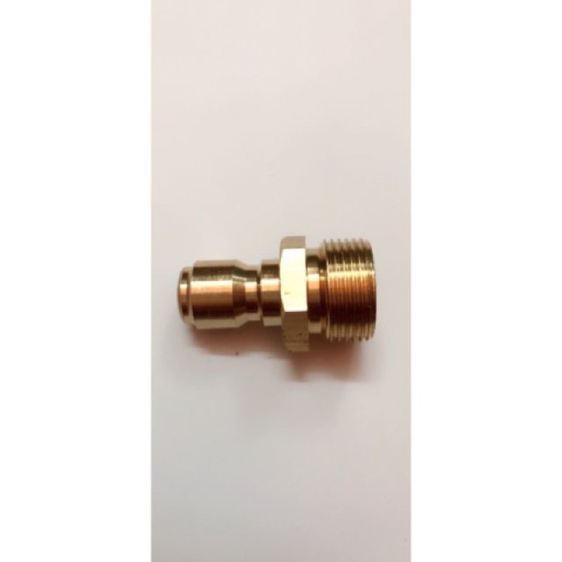 ĐẦU ĐỰC NỐI NHANH LẮP VÀO ĐẦU DÂY RỬA XE REN NGOÀI 22mm