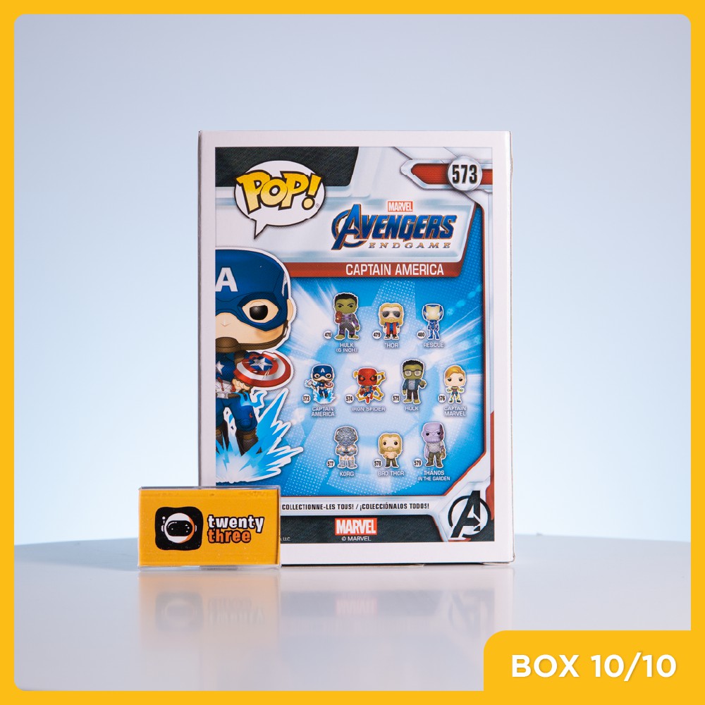 Mô hình đồ chơi Funko Pop • Captain America 573 • Avengers Endgame