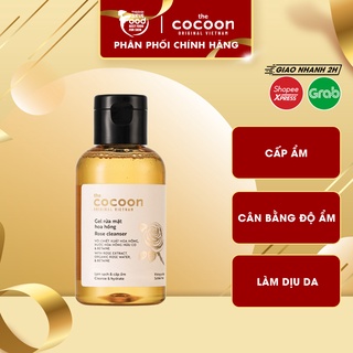 Sữa rửa mặt dạng gel chiết xuất nước hoa hồng cocoon rose cleanser 140ml