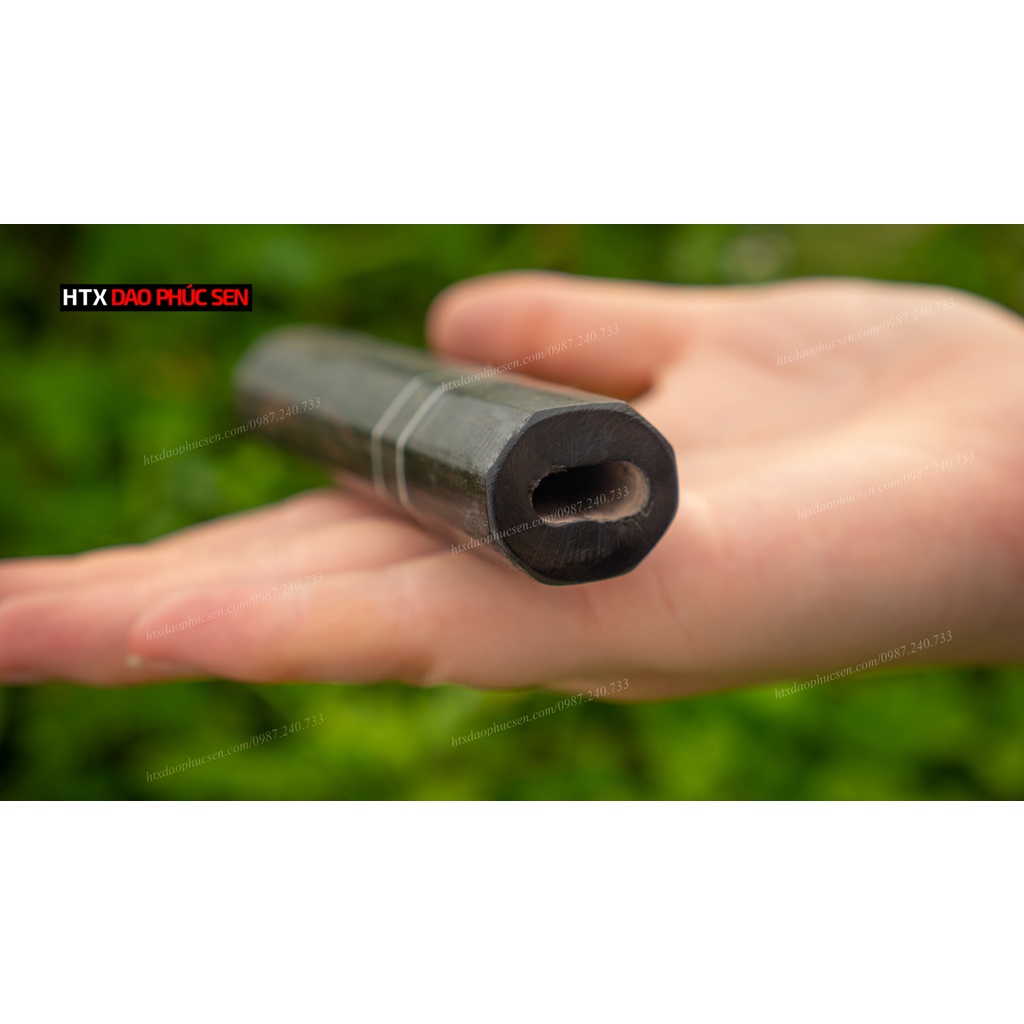 Cán dao Nhật bát giác gỗ mun - CN02 / HTX DAO PHÚC SEN
