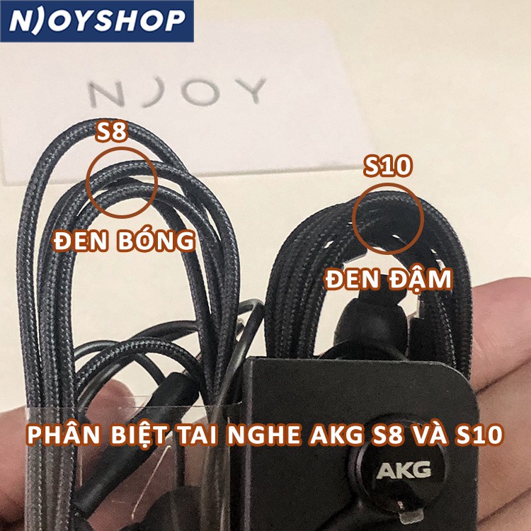 ⋐ Njoy ⋑ FULL BOX] TAI NGHE AKG S7 S8 S10 MADE IN VIETNAM (KÈM BỘ NÚM) / TAI NGHE SAMSUNG