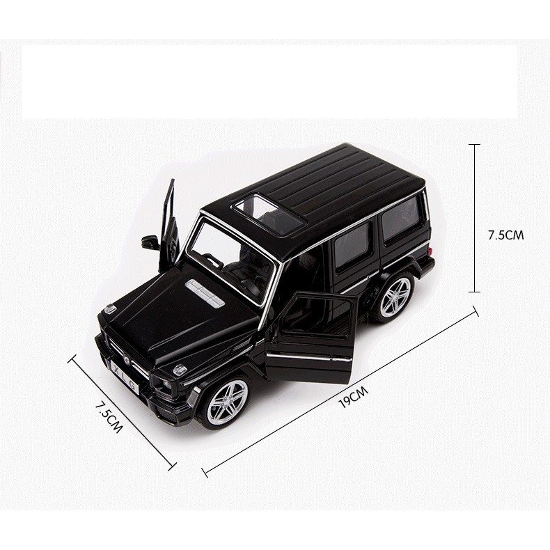 Mô hình xe Mercedes G63 tỉ lệ 1:24 hãng XLG giá rẻ, có đế trưng bày sang chảnh