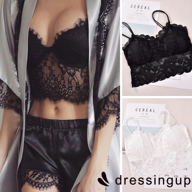 DRESSINGUP-Áo lót nữ thiết kế ren thời trang quyến rũ