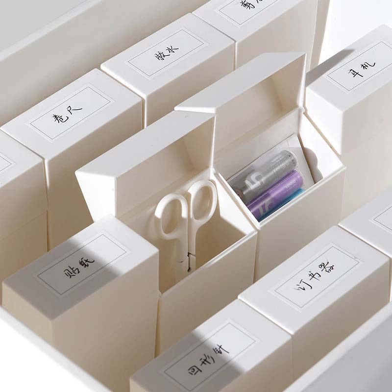 Hộp nhựa trắng nắp bật đựng card, top loader, vật dụng nhỏ.. tiện lợi