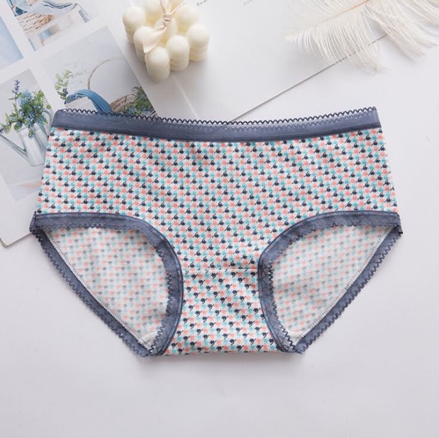 Set 5 Quần Lót Cotton Thấm Hút Mồ Hôi Phong Cách Nhật Bản P265