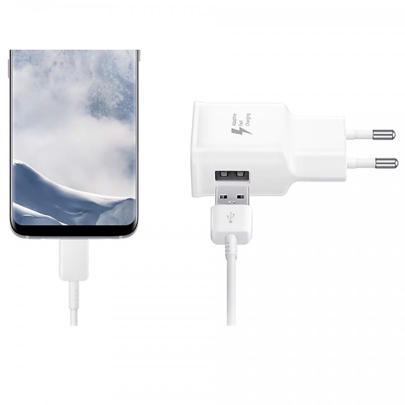 Combo Bộ Củ Cục Sạc Và Dây Cáp Sạc Nhanh Samsung Type C 15W Dùng Cho A8/A9/A20/A30/A50/A51/M20/M30/M40/M50/S10/