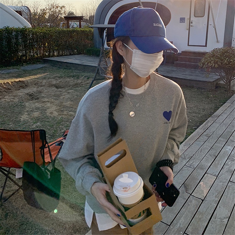 NRVP Áo Hoodie Thiết Kế Đơn Giản Thời Trang Hàn Quốc Cho Nữ