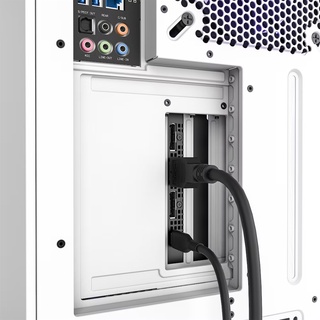NZXT Vertical GPU Mounting Kit - Black Bracket & 175 mm PCIe 4.0x16 Riser Cable