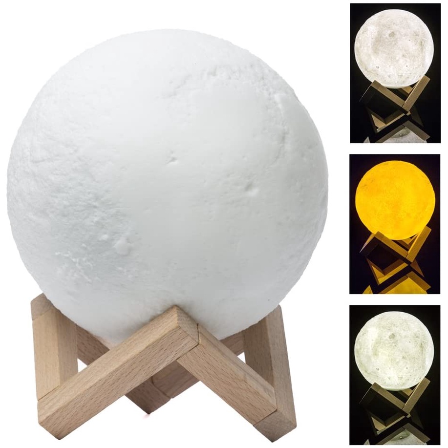 Máy Xông Tinh Dầu Mặt Trăng 880ml 3D  Máy khuếch Tán Phun Sương Tích Hợp Đèn Trang Trí Đèn Ngủ Thơm Phòng