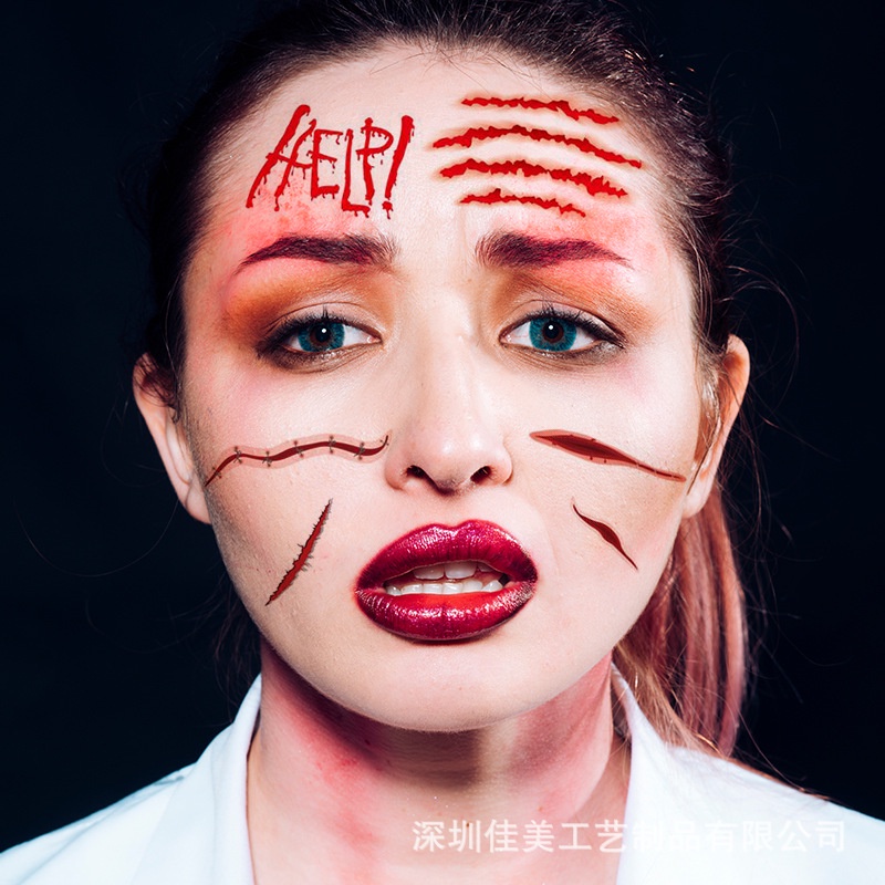 Cod Qipin Hình Xăm Dán Tạm Thời Vui Nhộn Cho Tiệc Halloween