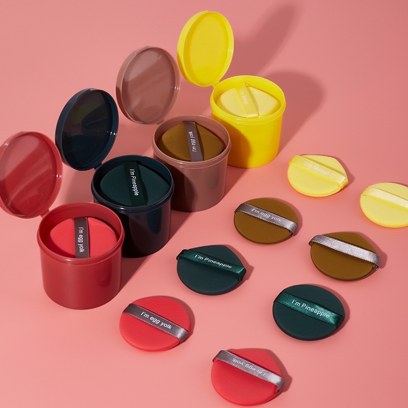 1 hộp 7 Bông mút đánh cushion siêu mềm mịn có hộp