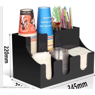Kệ đựng cốc, ly trà sữa Mika 2 tầng 7 ngăn