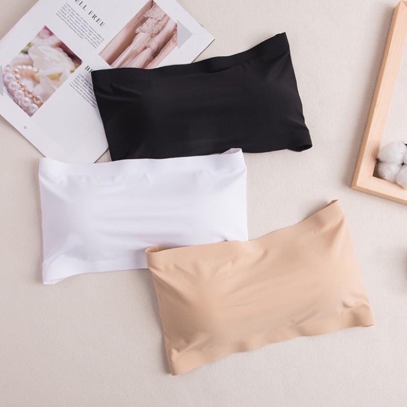 Áo Bra Đúc Su Trơn Không Dây Cài Sau Siêu Mềm Mịn 8883