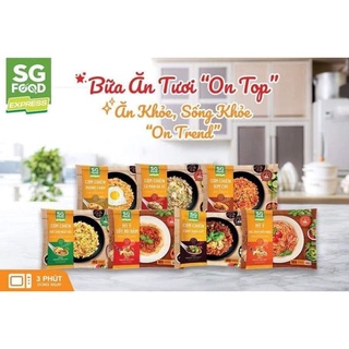 Cơm chiên SG Food 250g ( Dương châu /Hải sản ngũ sắc /Cá mặn /Kim chi )